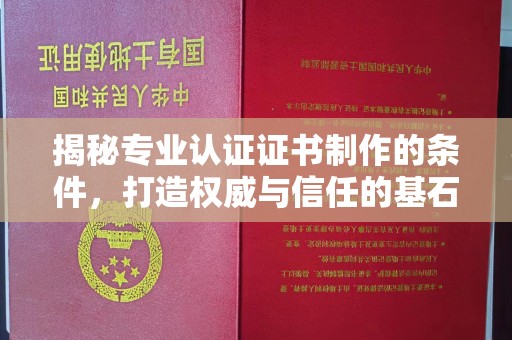 淮南揭秘专业认证证书制作的条件，打造权威与信任的基石